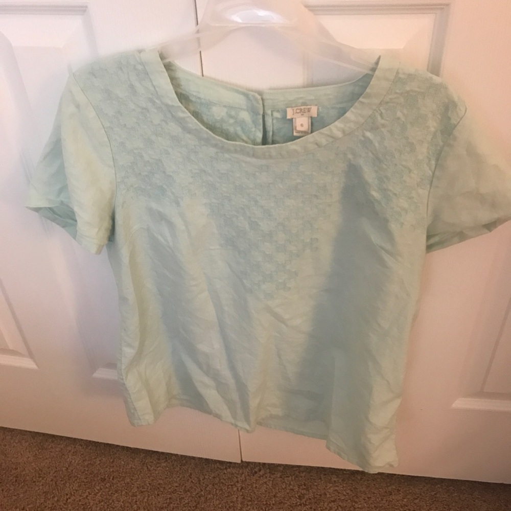 Jcrew mint shirt